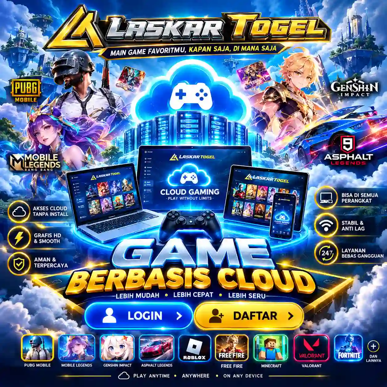 Banner- LASKARTOGEL: Agen Situs Togel Darat Berbasis Cloud Terpercaya